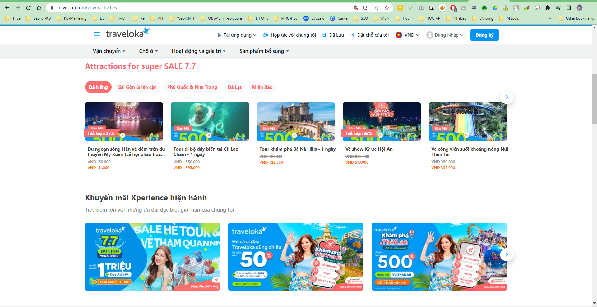 Dich Vu Dang Ky Ban Tour Tren Kenh Ota Nhu Tripadvisor Klook Traveloka Xperience Activities (2)