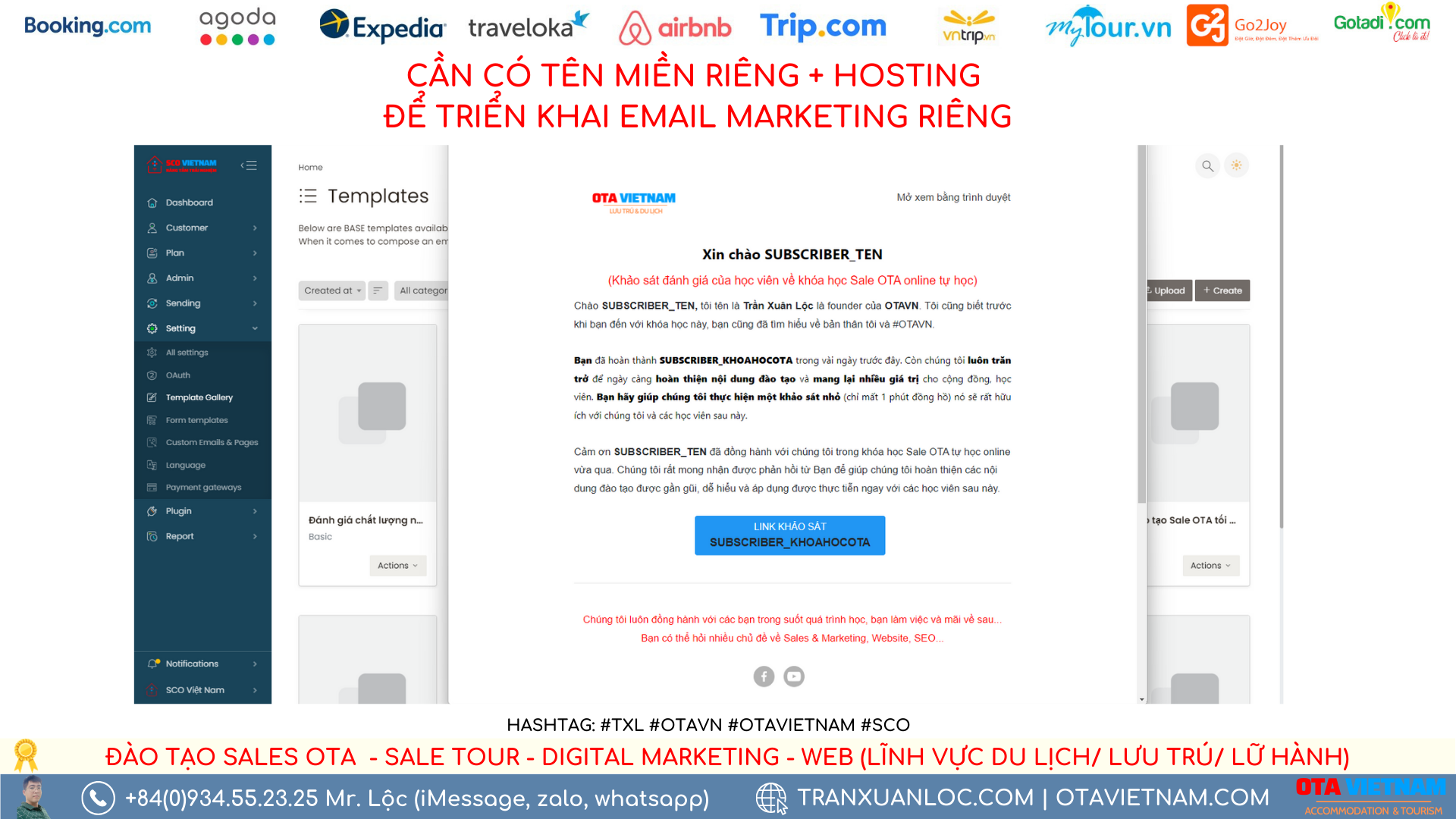 Otavn Txl Dang Ky Goi Dich Vu Cai Dat He Thong Email Marketing Rieng Cho Doanh Nghiep Yeu Cau Trien Khai